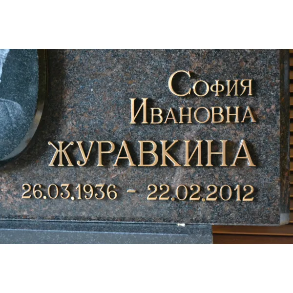 Бронзовые буквы Caggiati