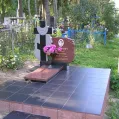 Благоустройство плиткой ГРЭС могилы на кладбище