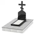 Одиночный гранитный памятник н38