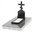 Одиночный гранитный памятник н38