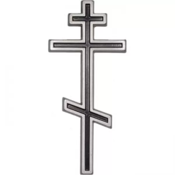 Накладной Крест с полимерным покрытием 009