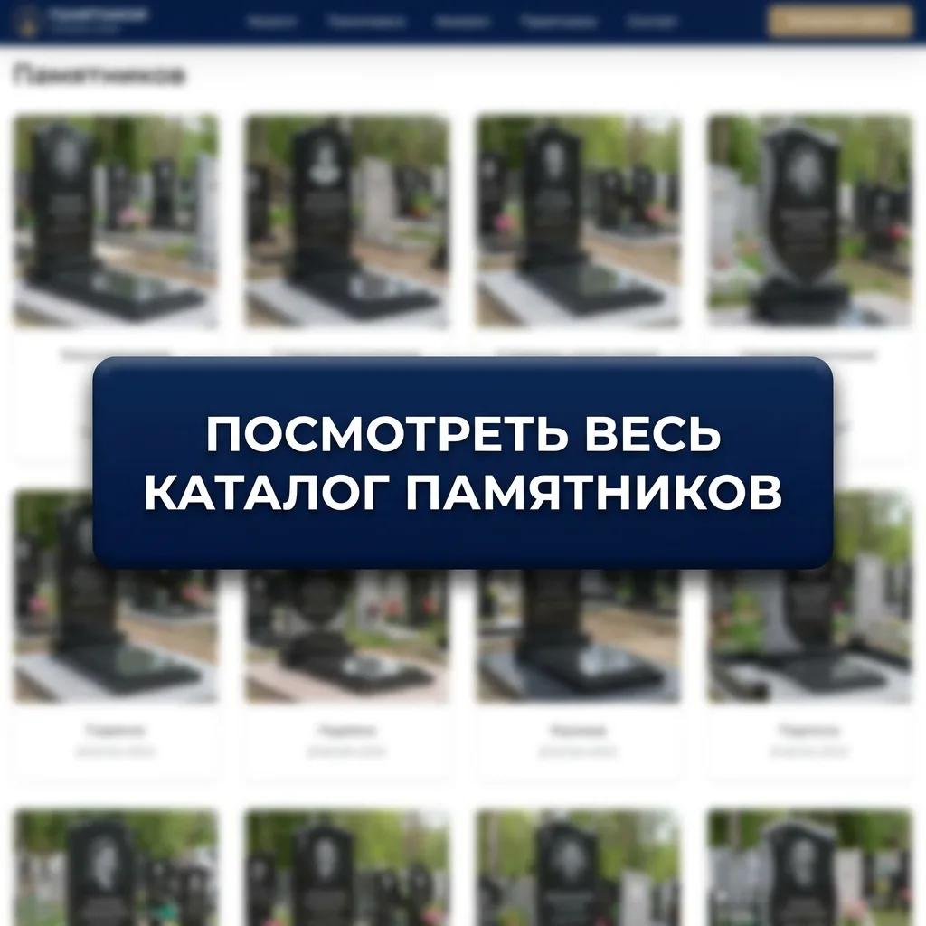 Полный каталог гранитных памятников в Беларуси — одиночные, двойные, эксклюзивные