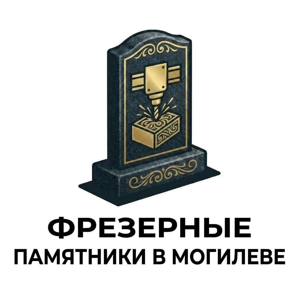 Фрезерный памятник с художественной резкой в Могилёве