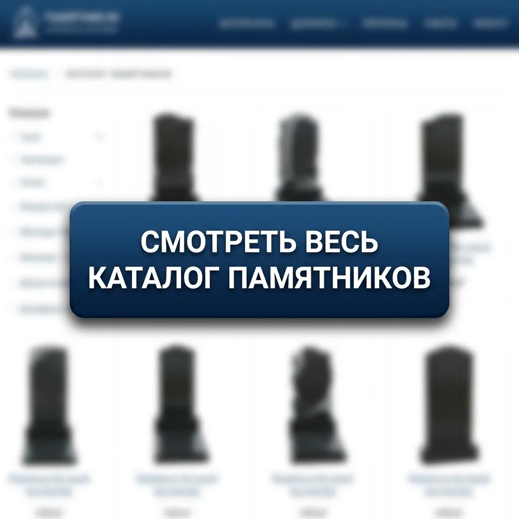 Полный каталог памятников в Могилёве — двойные, эксклюзивные, с крестом